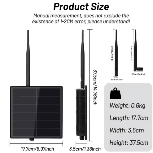 MeshMan Power Sipper Solar Node GEN2 – Meshtastic | Smart Casa Chassis + SMA connector